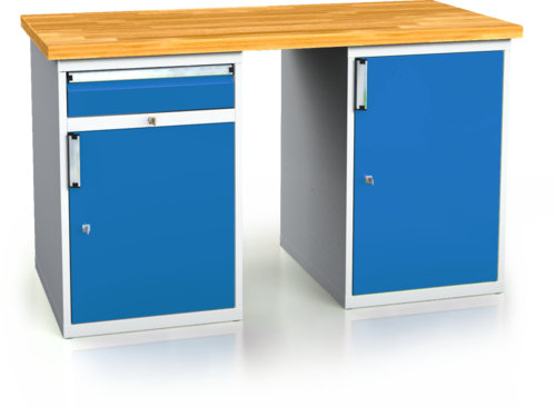 Workbenches alcera PROFI - board - container - container 880 x 1500 x 700